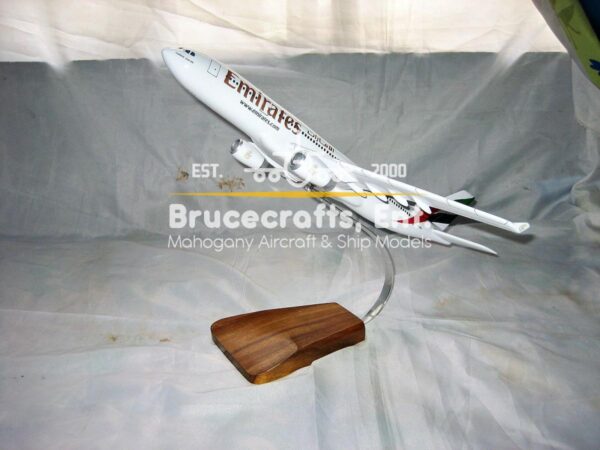 Model of Airbus A330 Emirates Airlines with detailed craftsmanship.